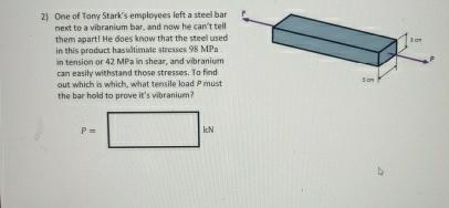 One of Tony Starks ensioyees ieft a steel bar