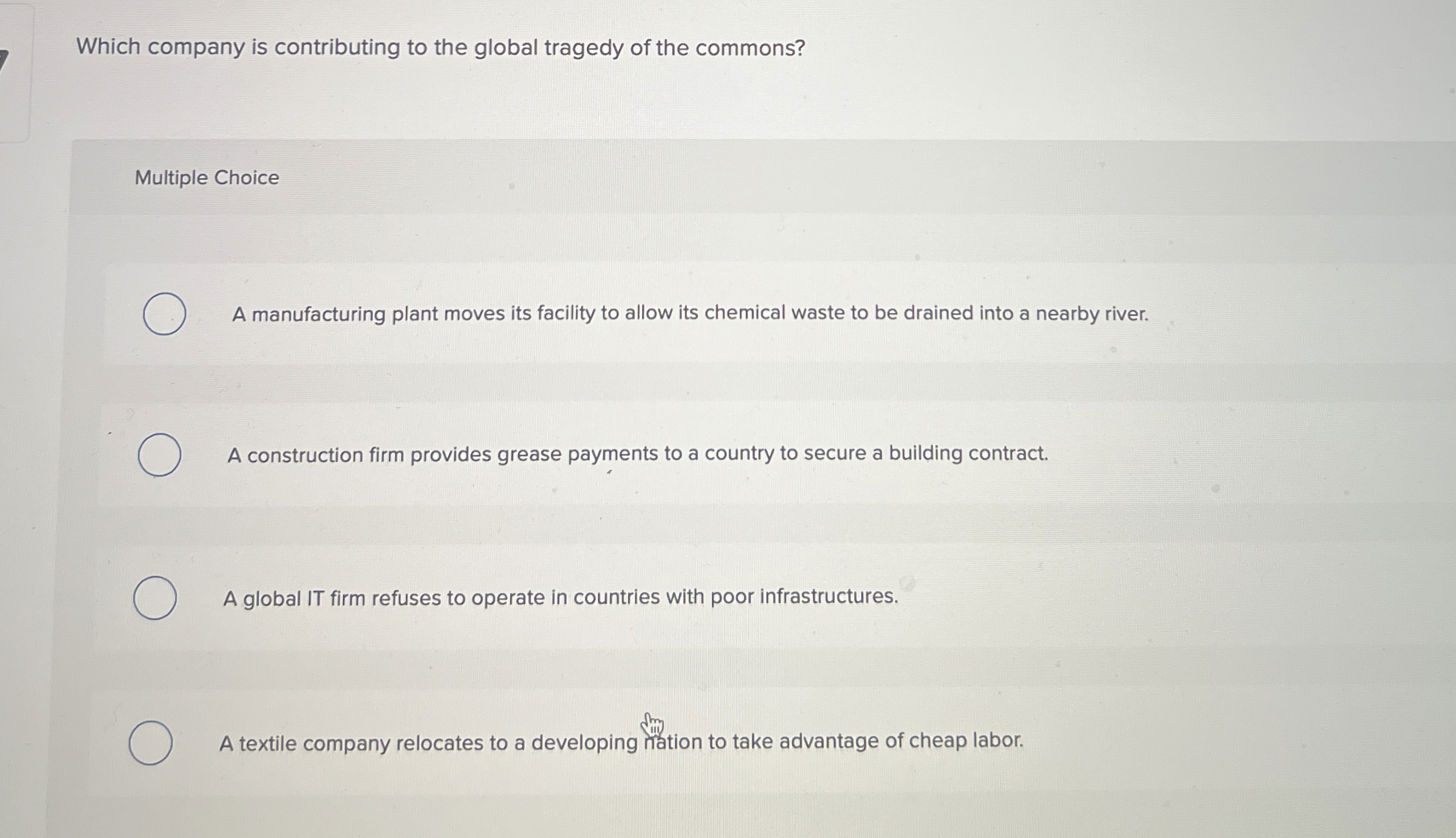 Which company is contributing to the global