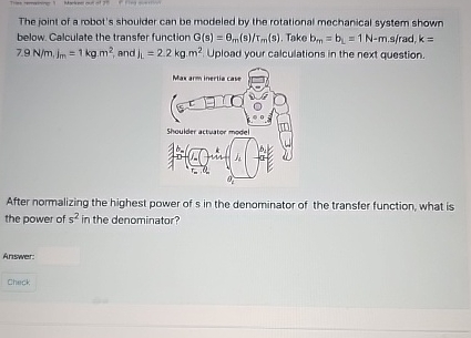 The joint of a robot's shouider can be modeled by