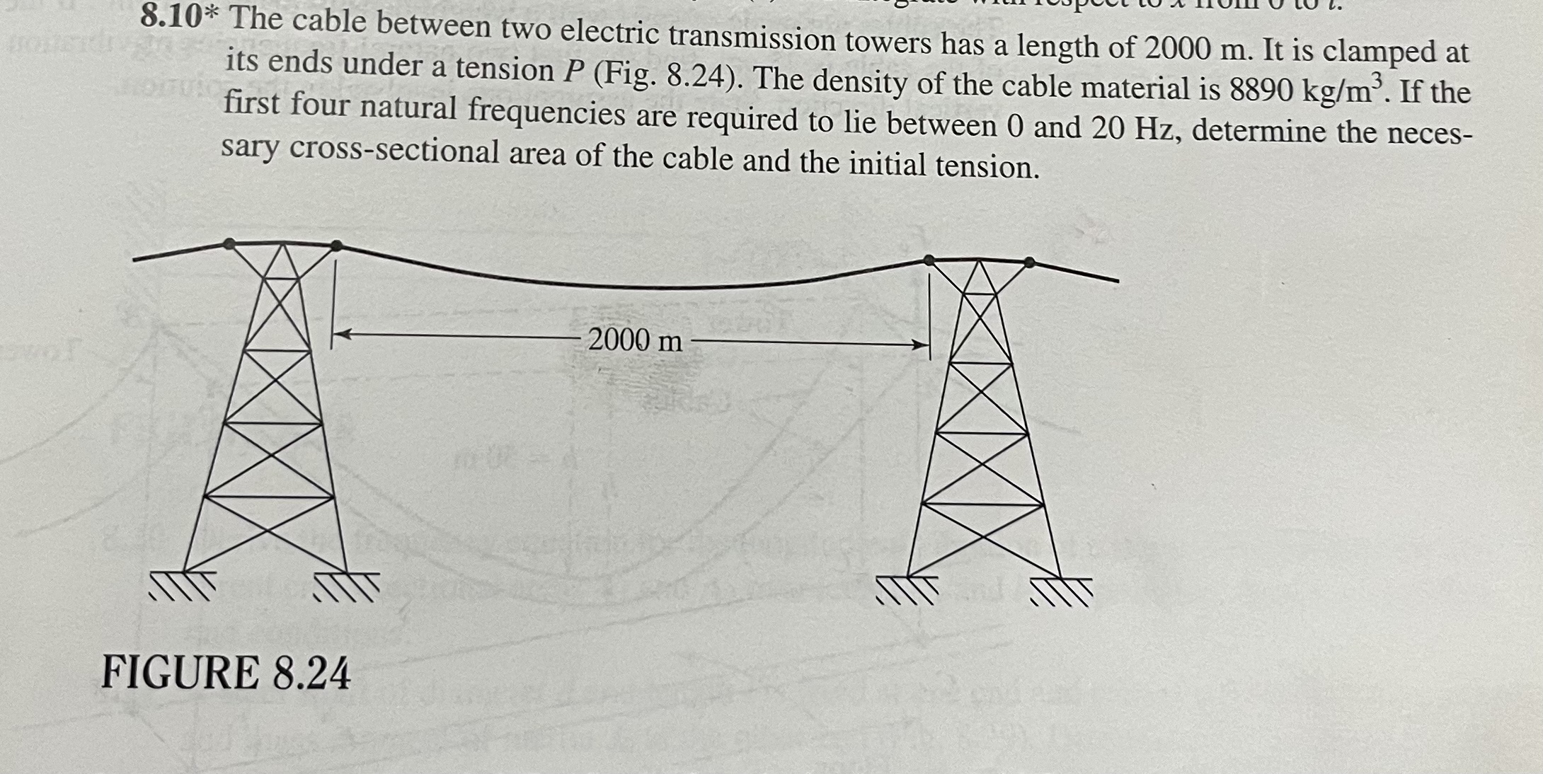 8 . 1 0 * The cable between two electric