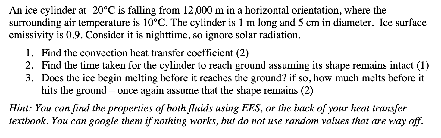 Solve heat transfer problem