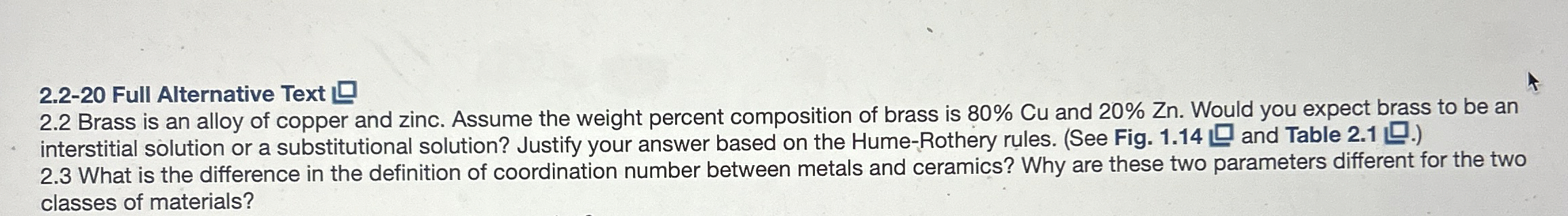 2 . 2 - 2 0 Full Alternative Text 2 . 2 Brass is