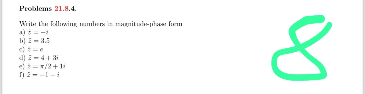 Problems 2 1 . 8 . 4 . Write the following