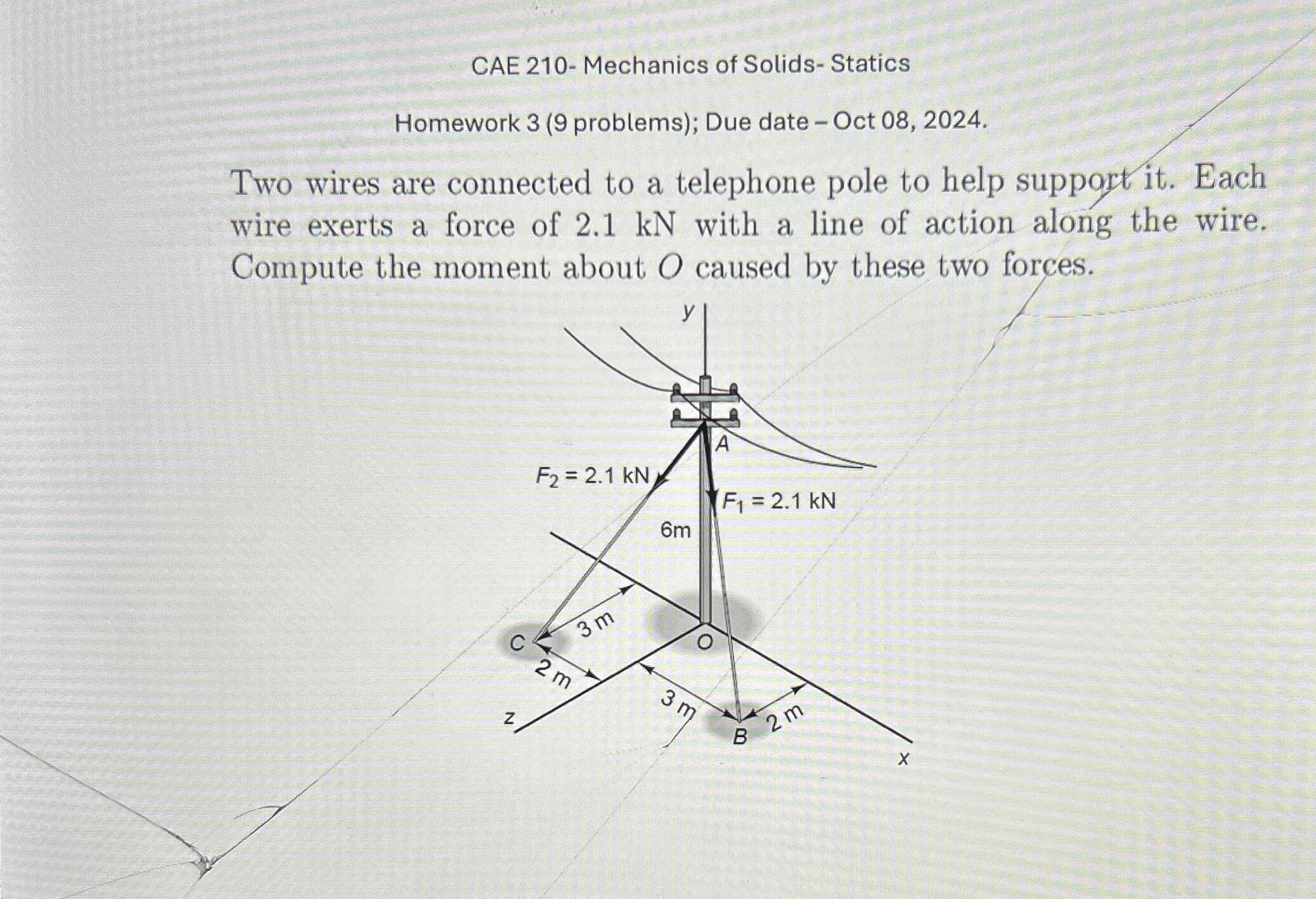 CAE 2 1 0 - Mechanics of Solids - Statics