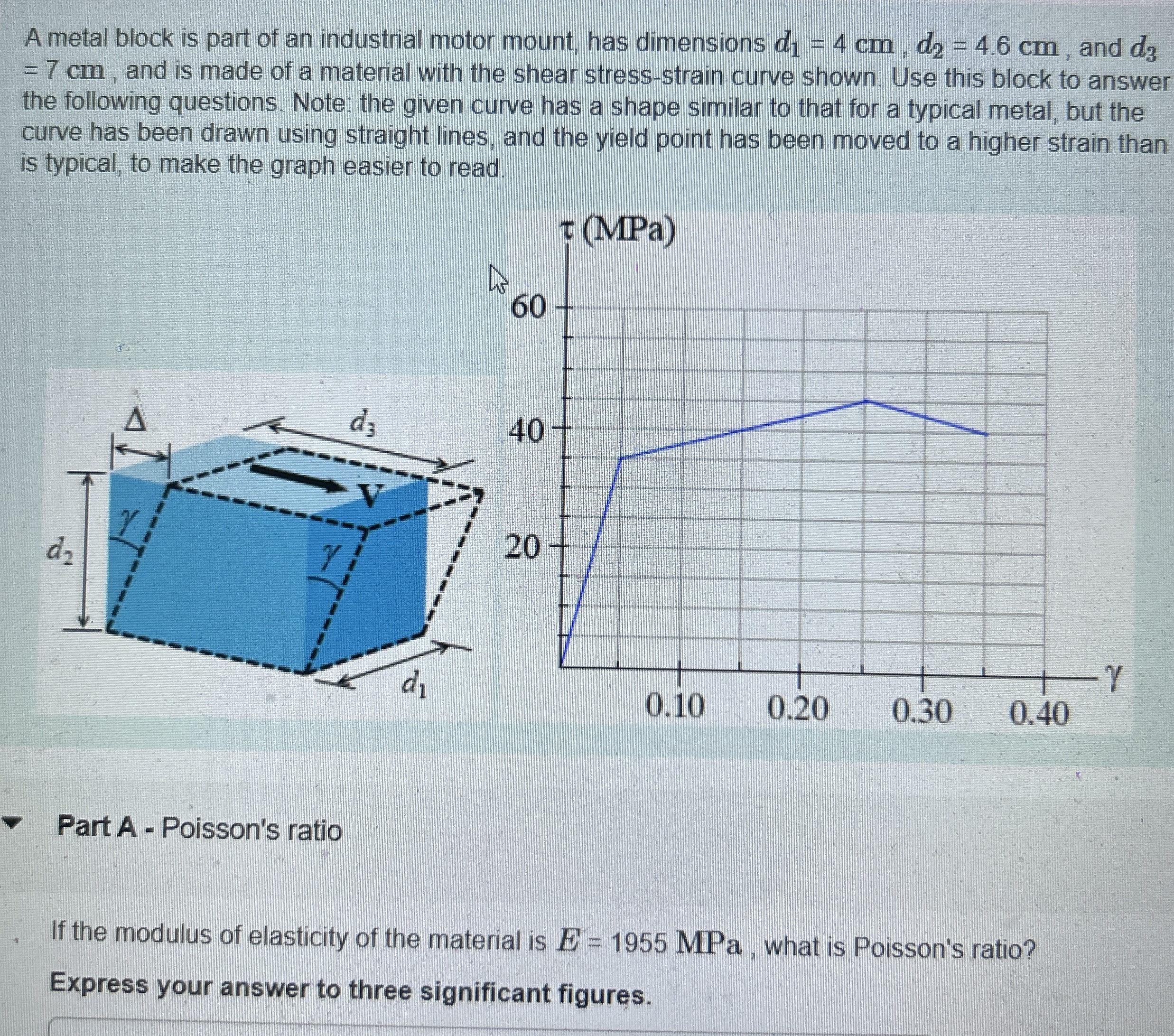 A metal block is part of an industrial motor
