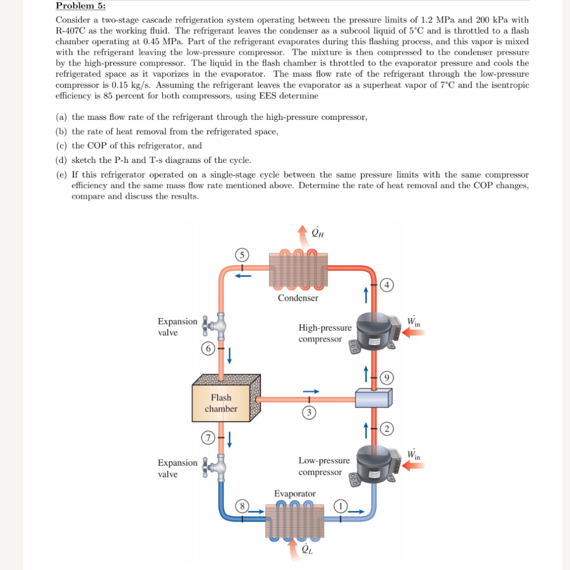 Problem 5 : Consider a two - stage cascade