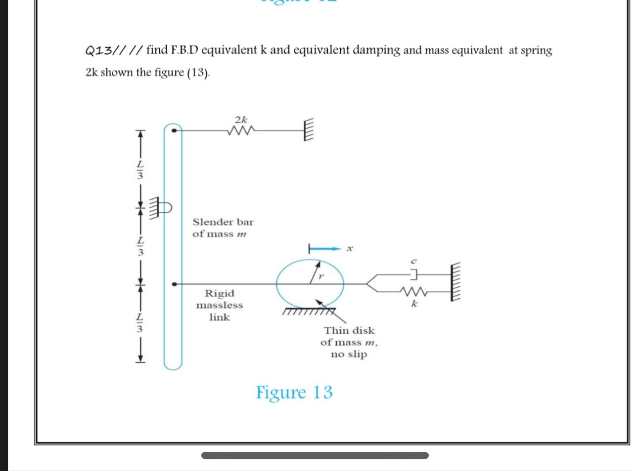 Q 1 3 / / / / find F . B . D equivalent k and
