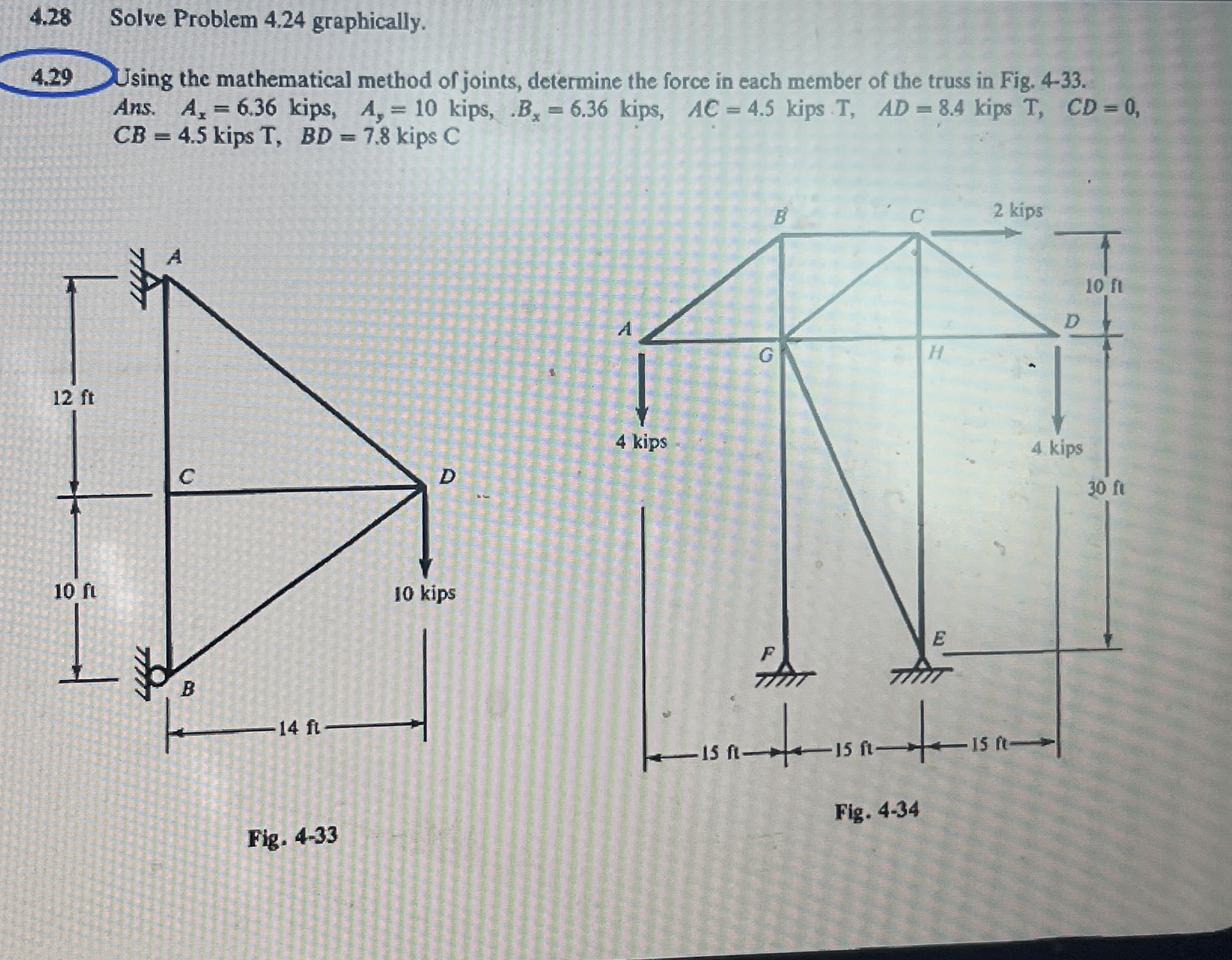 I am trying to solve fig 4 - 3 3 these are