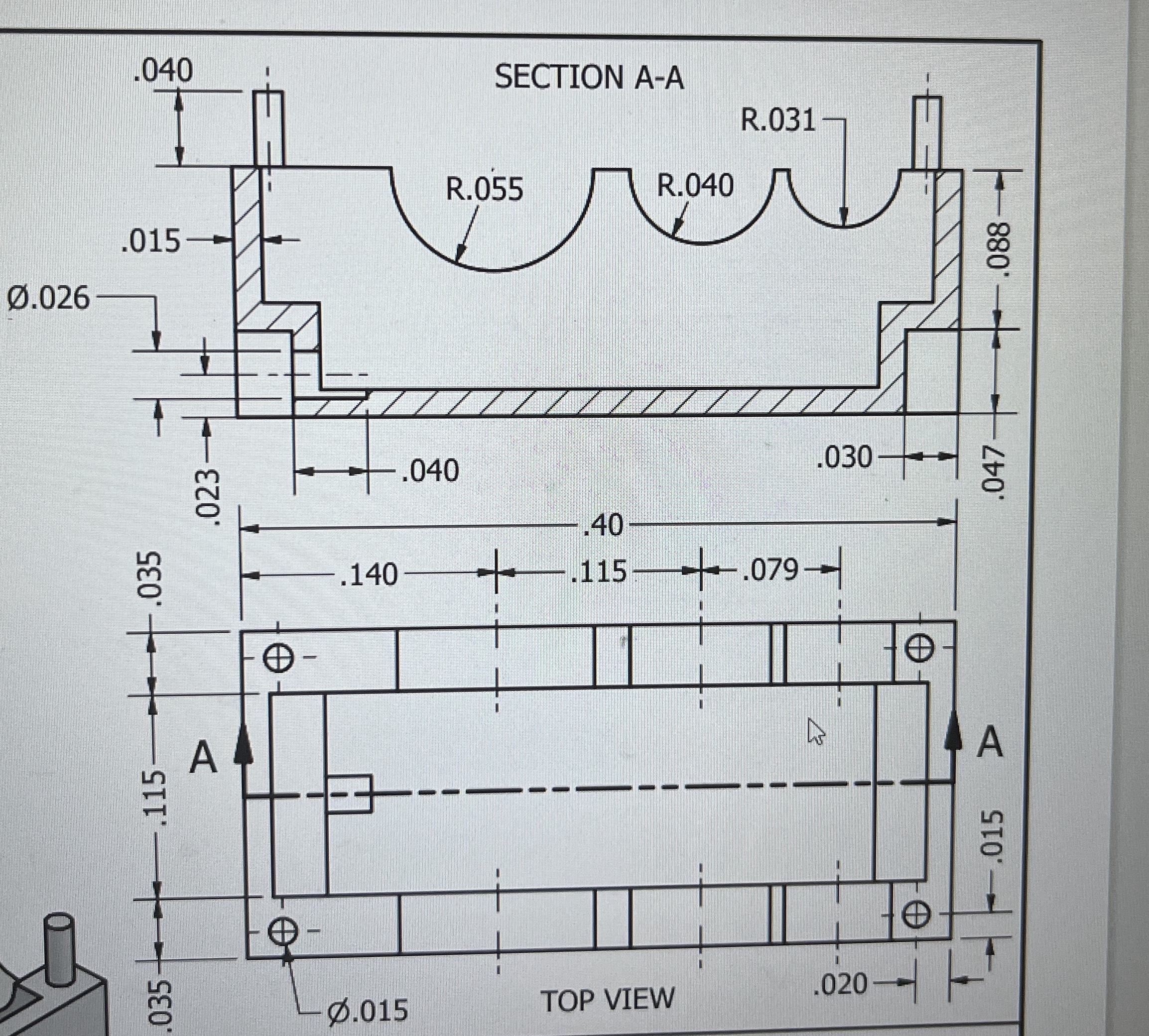 Help me create this in Autodesk Inventor. Units