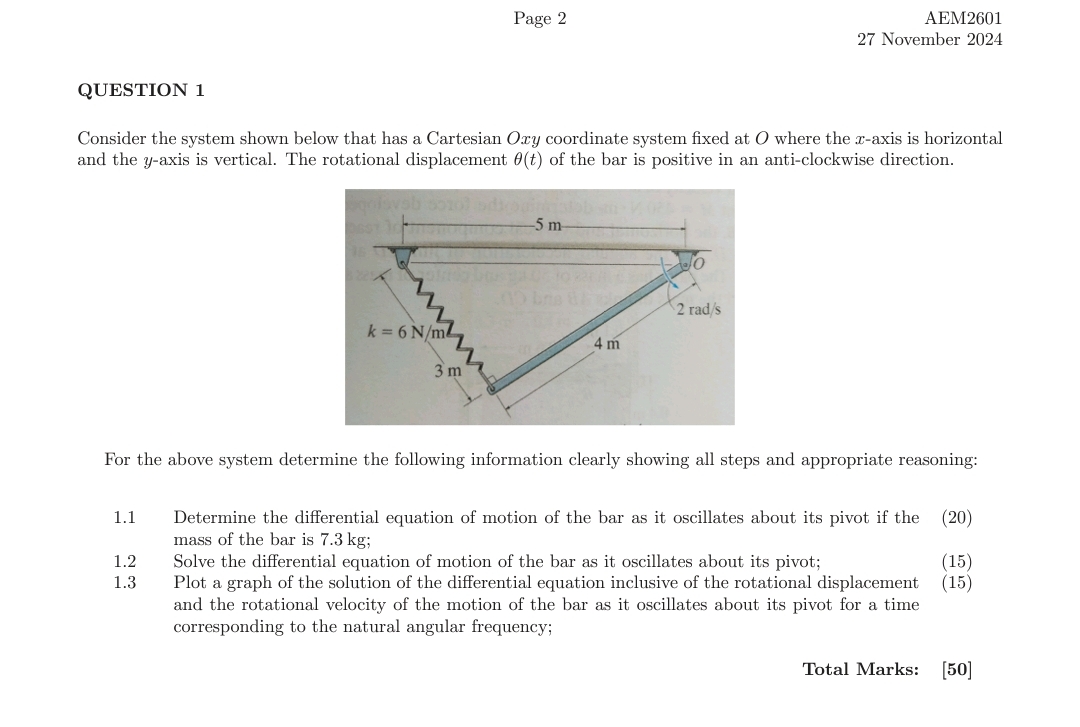 Page 2 AEM 2 6 0 1 2 7 November 2 0 2 4 QUESTION