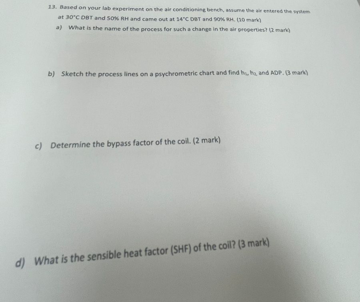 Based on your lab experiment on the air