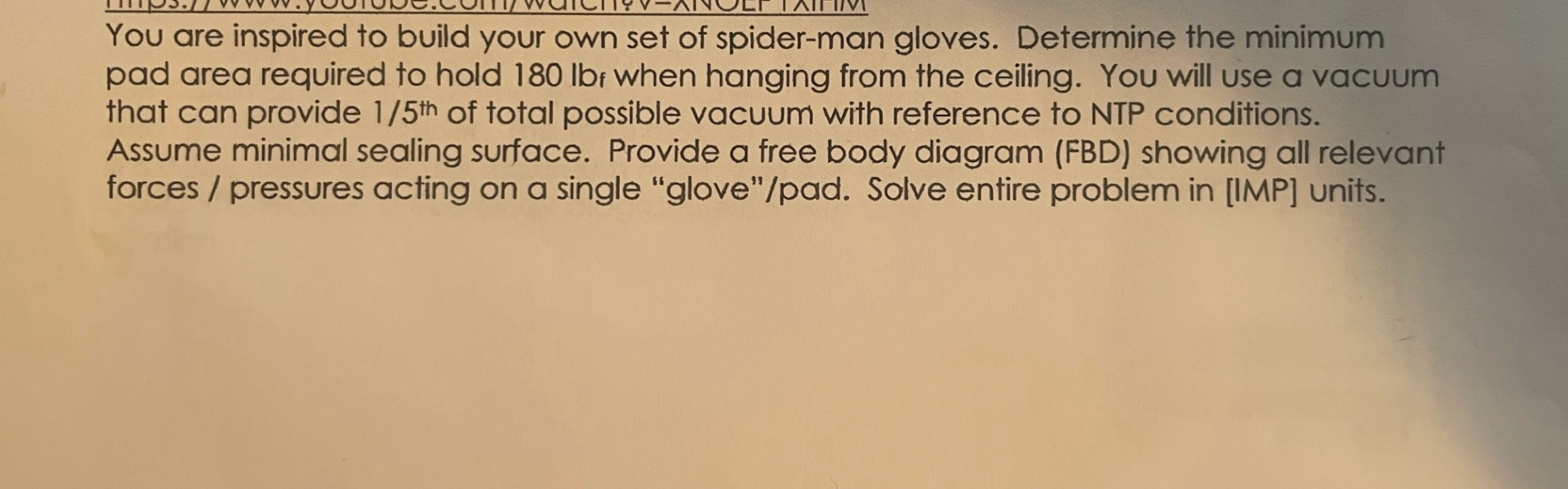You are inspired to build your own set of spider