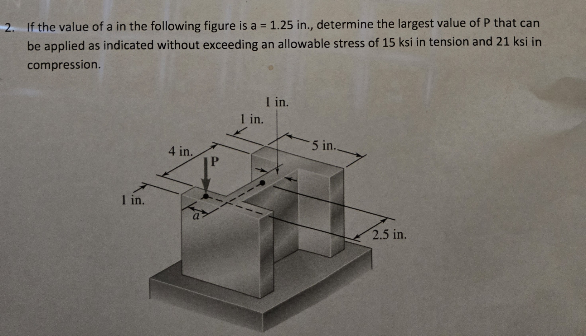 If the value of a in the following figure is a =