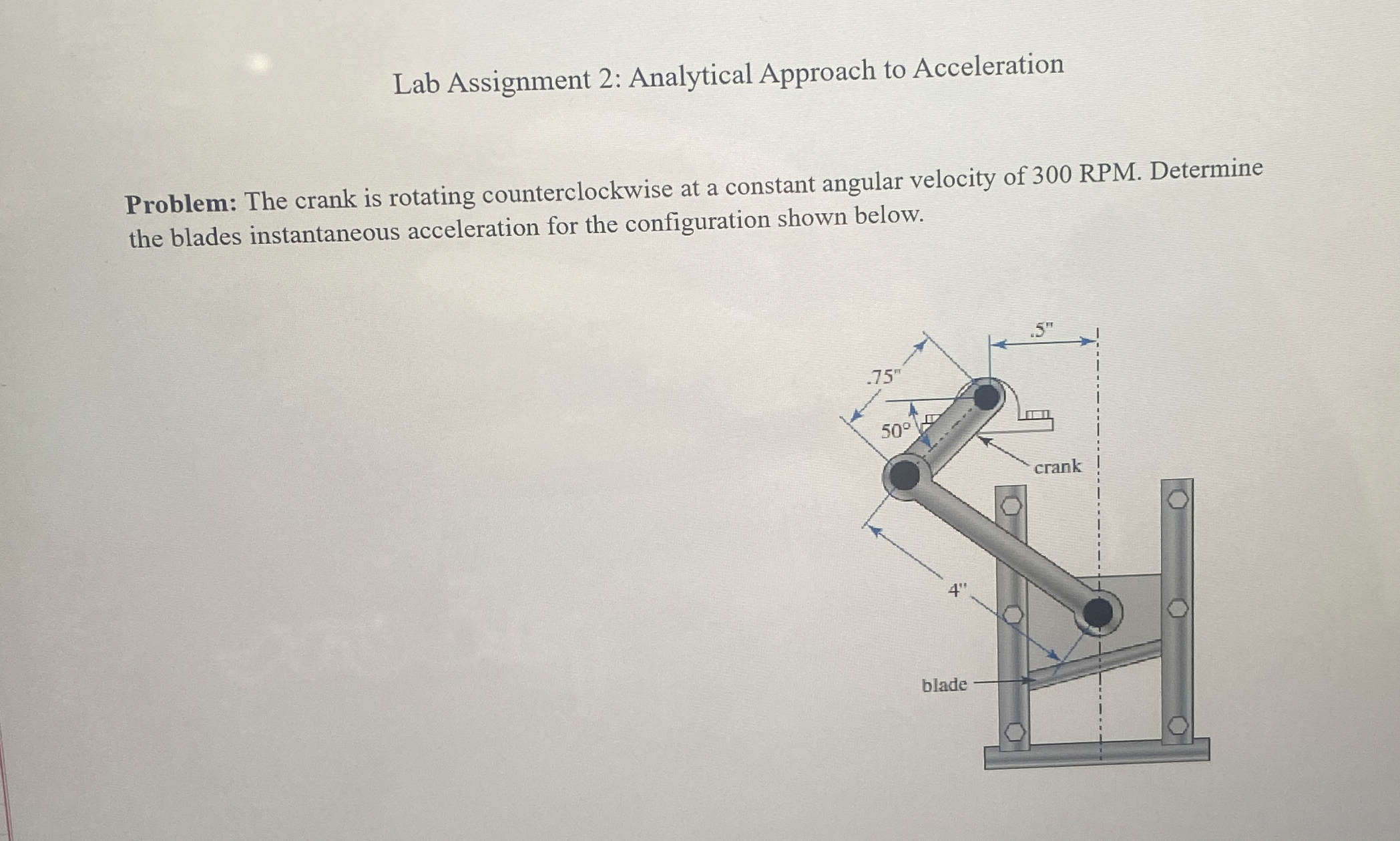 Lab Assignment 2 : Analytical Approach to
