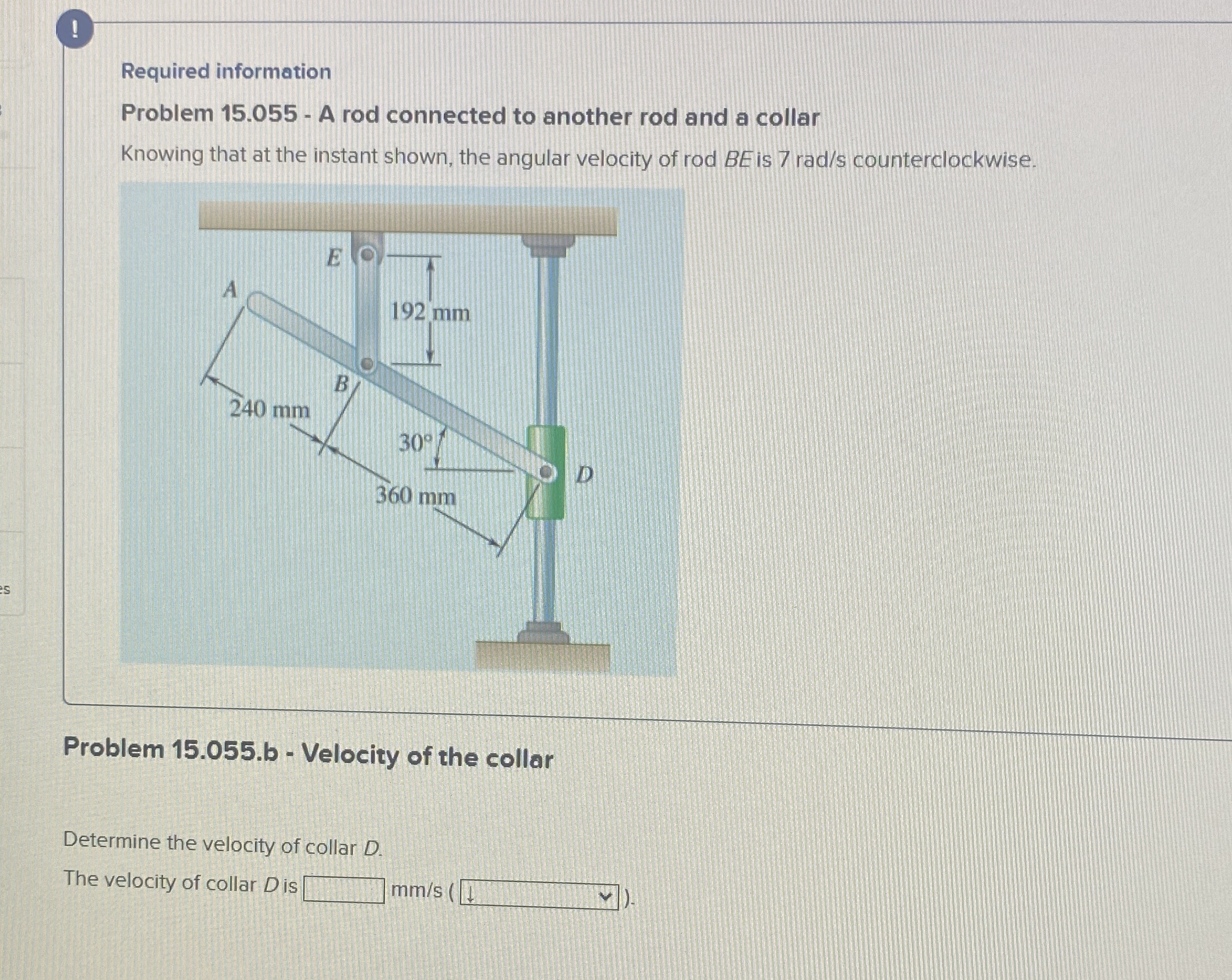 ! Required information Problem 1 5 . 0 5 5 - A