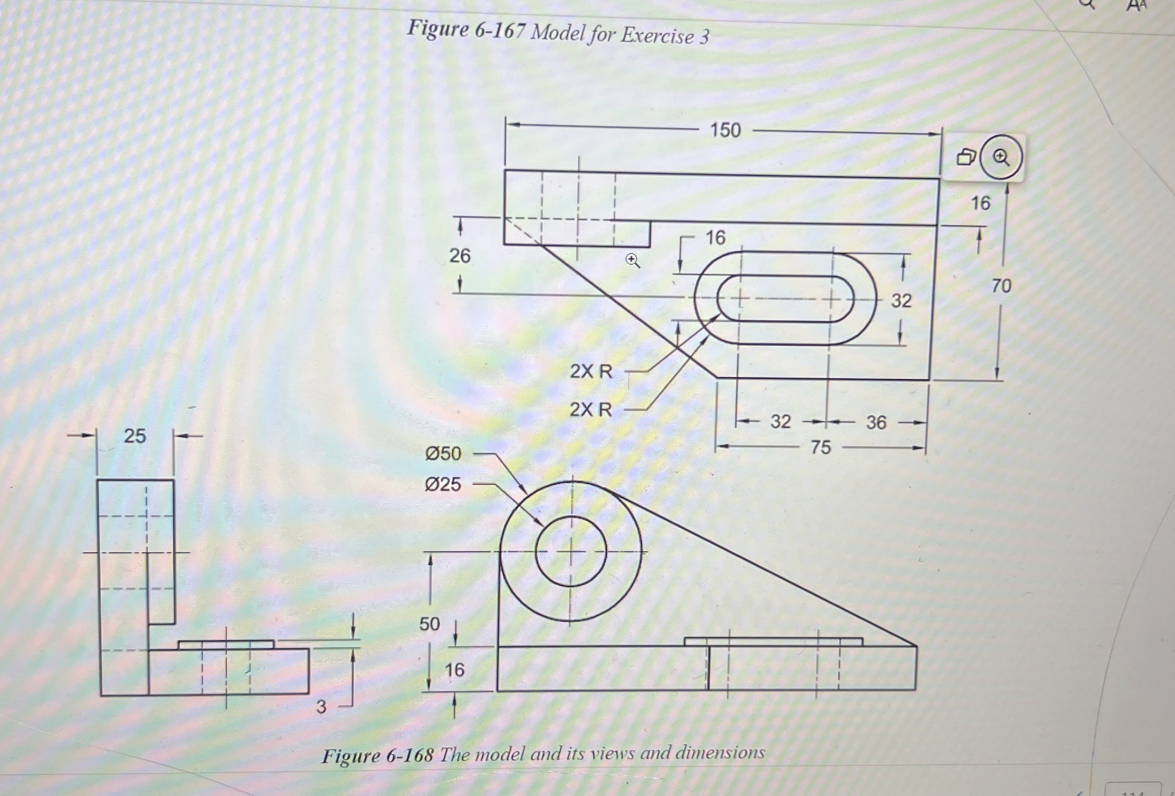 Figure 6 - 1 6 7 Model for Exercise 3 Figure 6 -