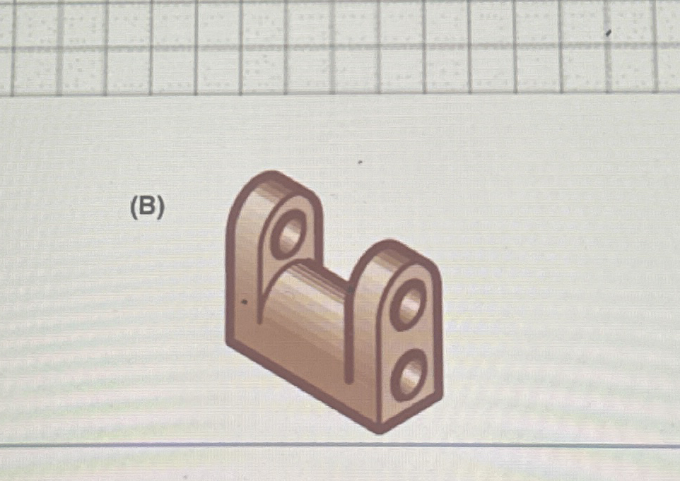 Sketch the top front and right side views of the