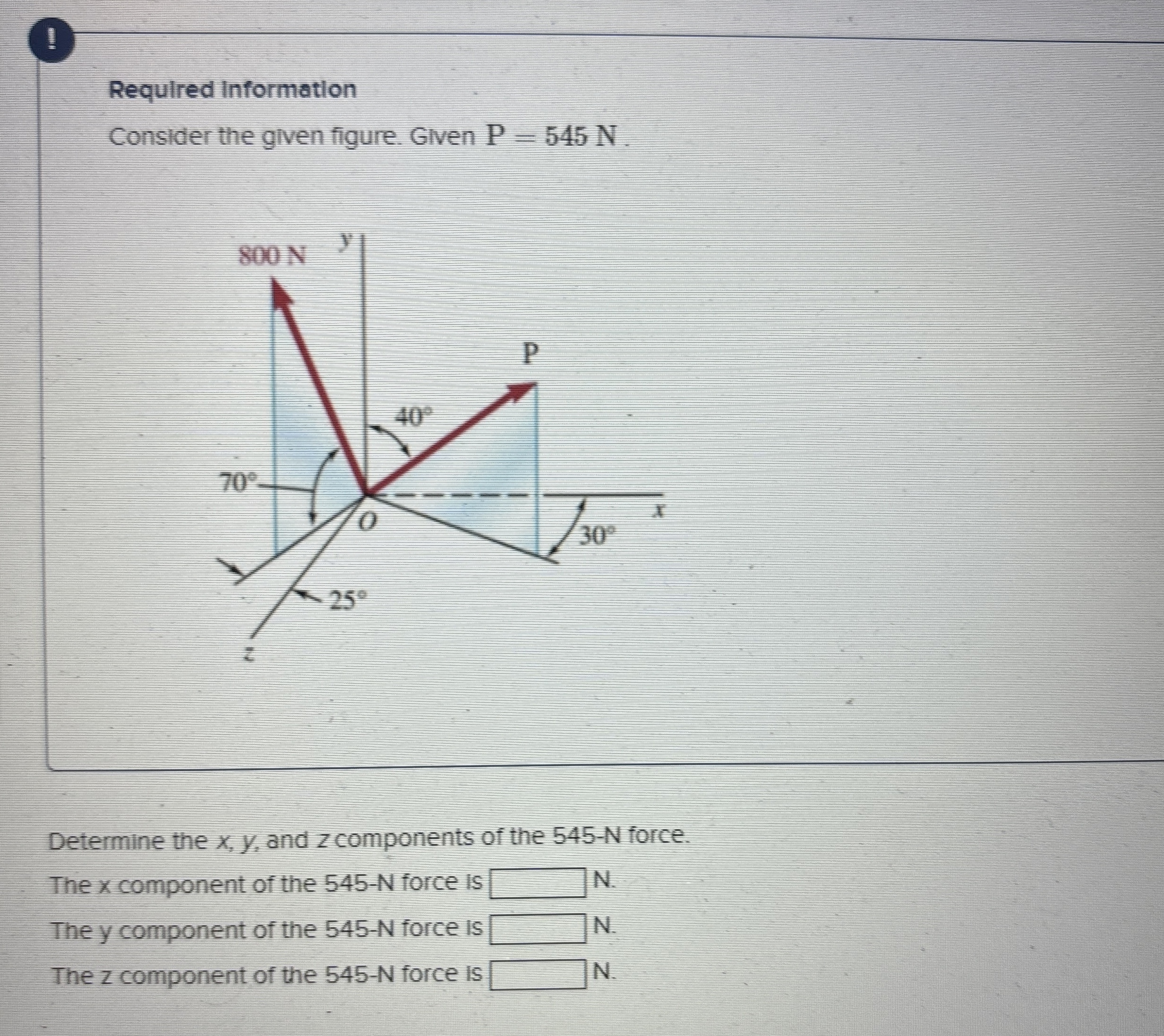 ! Required information Consider the given figure.