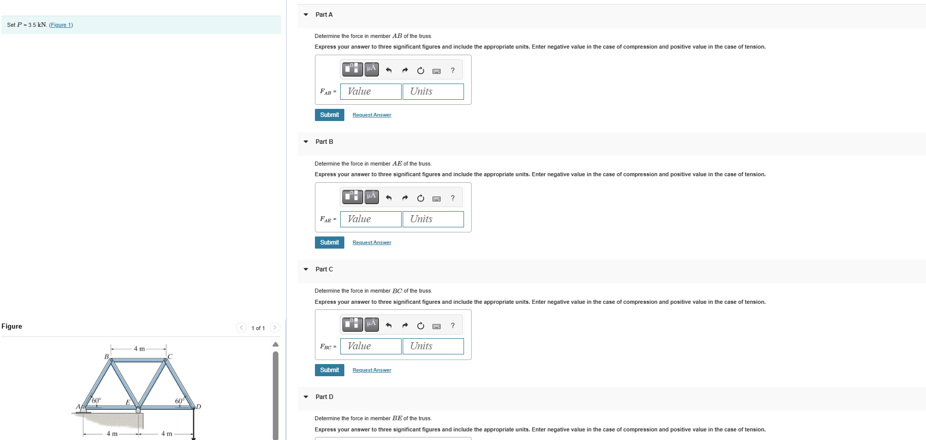 Set PP = 3 . 5 kNkN . ( Figure 1 ) Figure 1 of 1