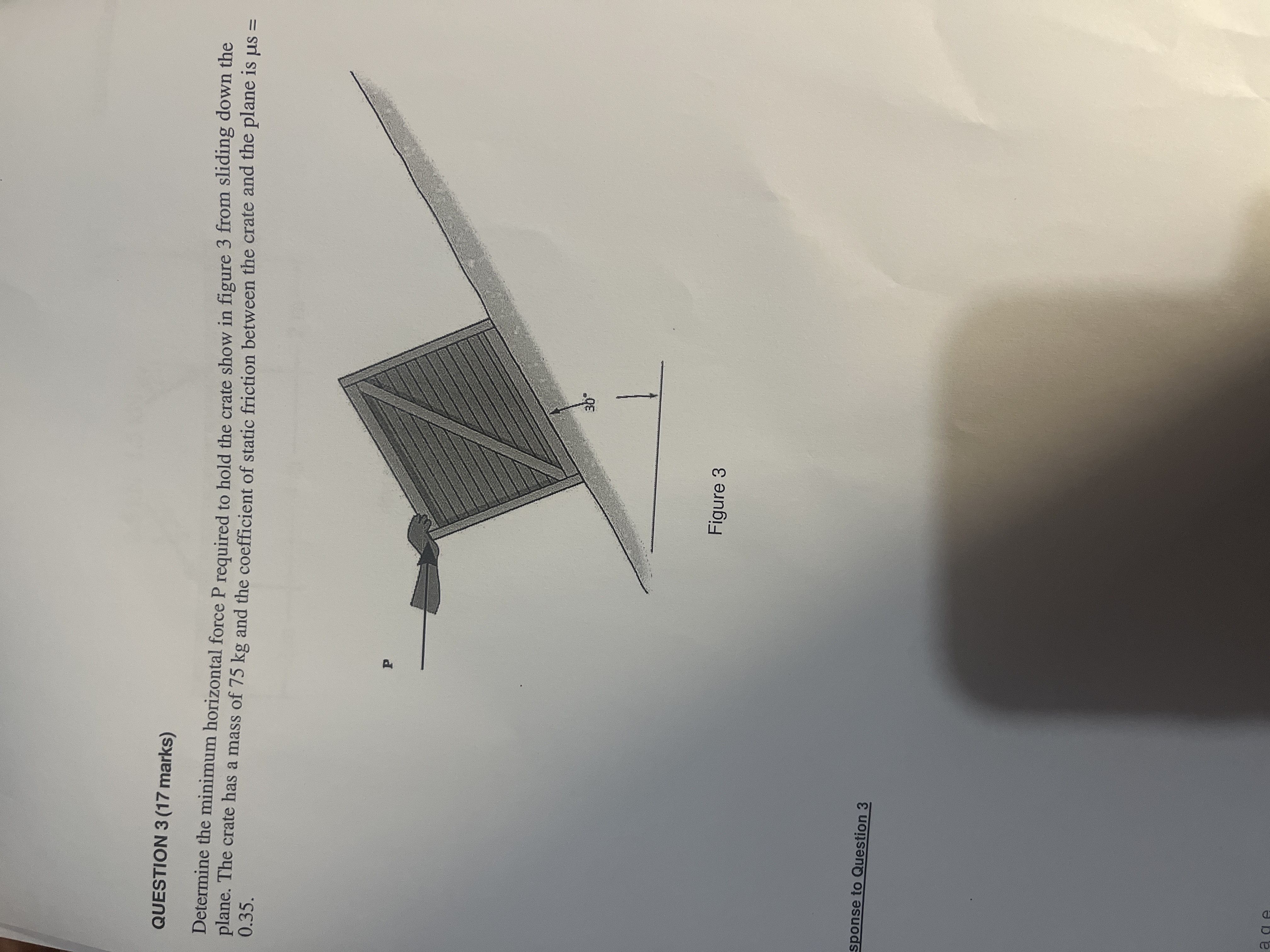 QUESTION 3 ( 1 7 marks ) Determine the minimum