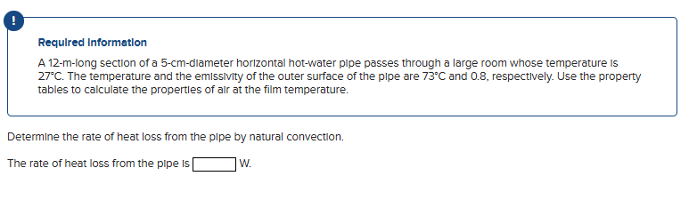 ! Required Information A 1 2 - m - long section