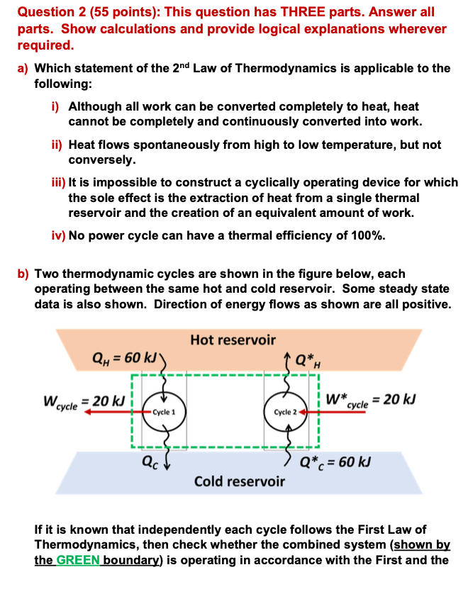 Question 2 ( 5 5 points ) : This question has