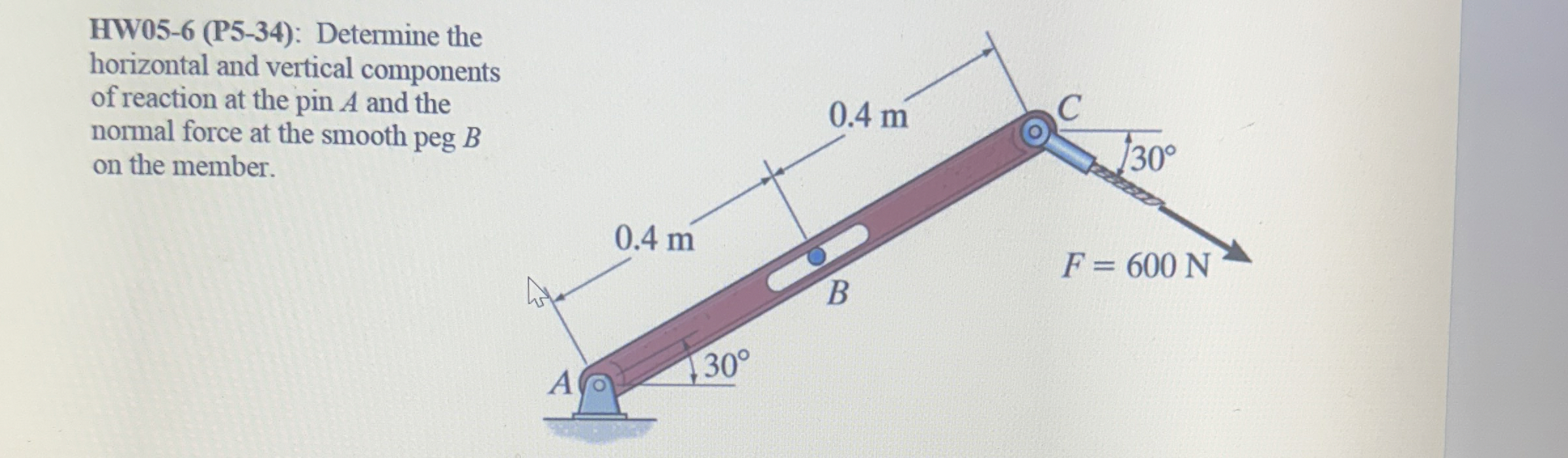 HW 0 5 - 6 ( P 5 - 3 4 ) : Determine the