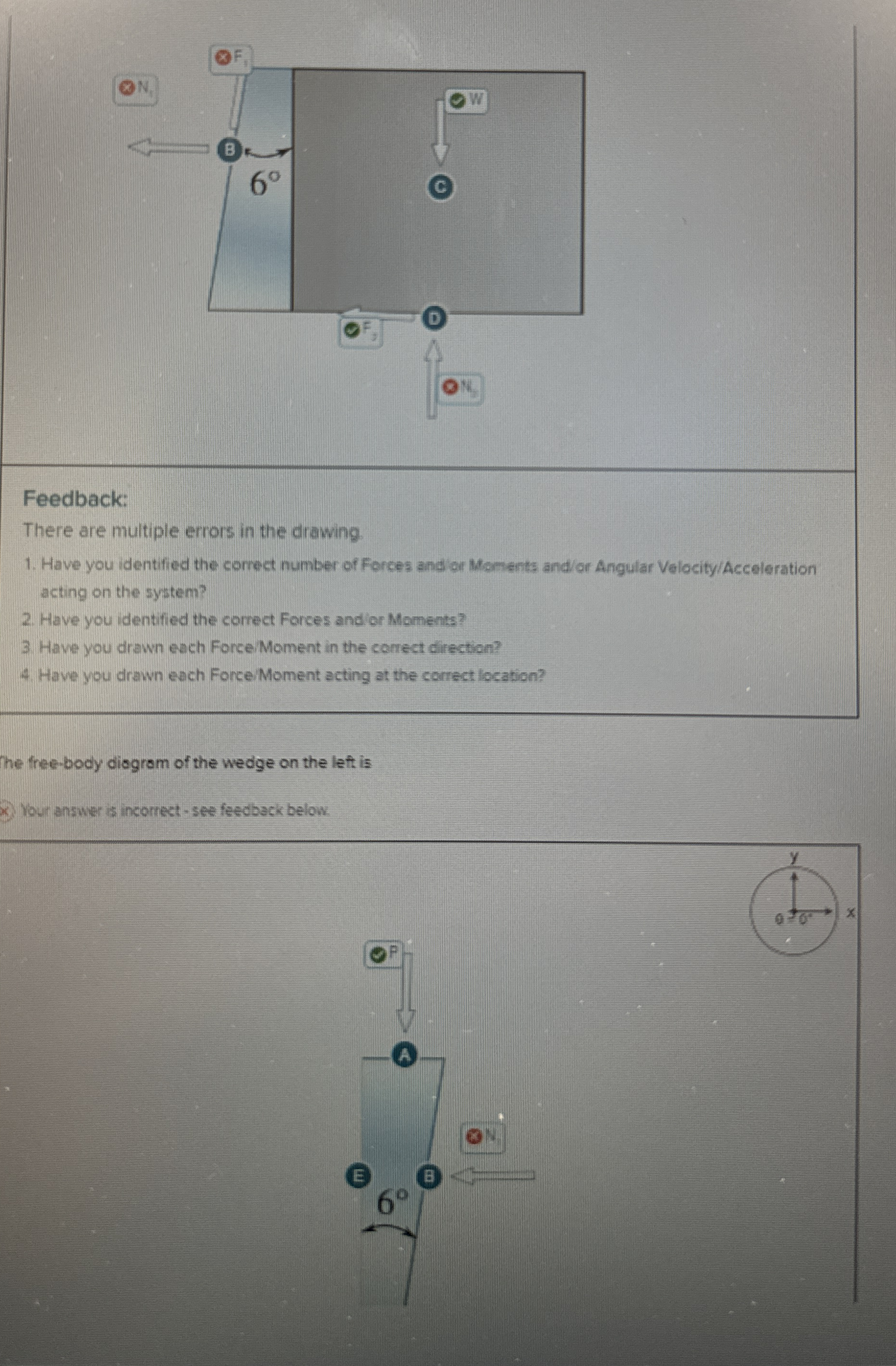 Feedback: There are multiple errors in the
