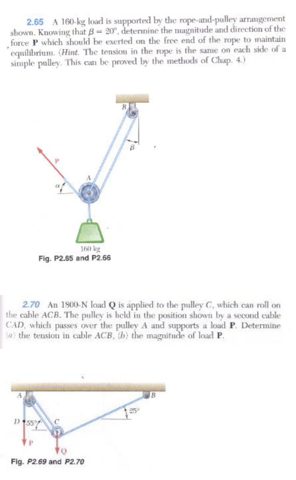 2 . 6 5 A 1 6 0 - k g load is supported by the