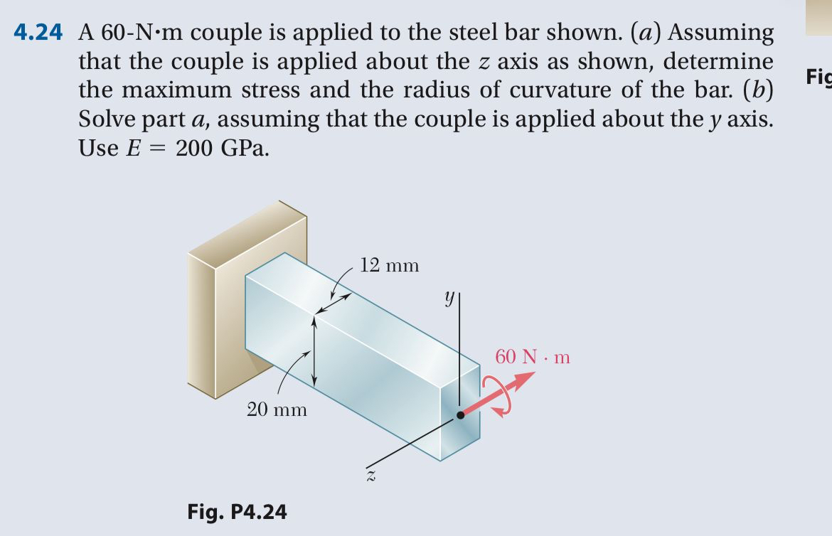 4 . 2 4 A 6 0 - N * m couple is applied to the