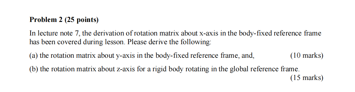 Problem 2 ( 2 5 points ) In lecture note 7 , the