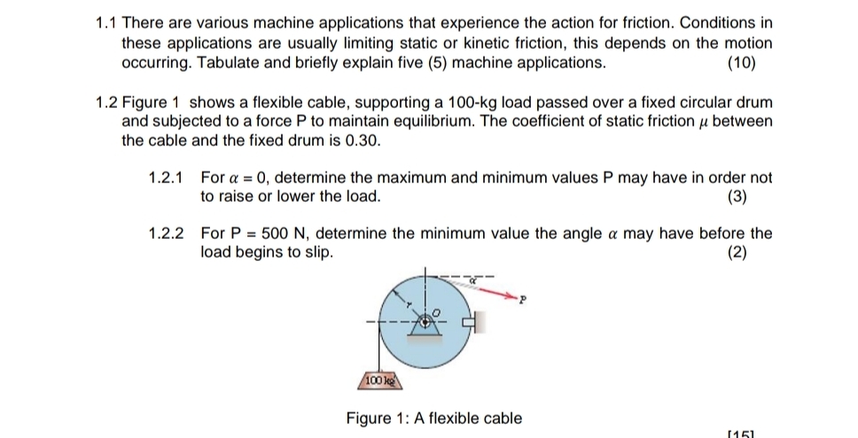 1 . 1 There are various machine applications that