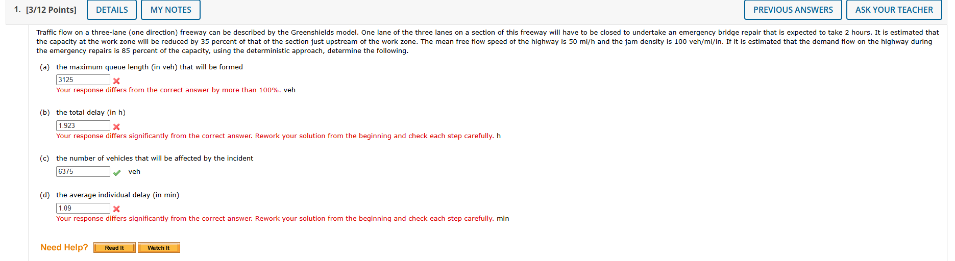 the emergency repairs is 8 5 percent of the