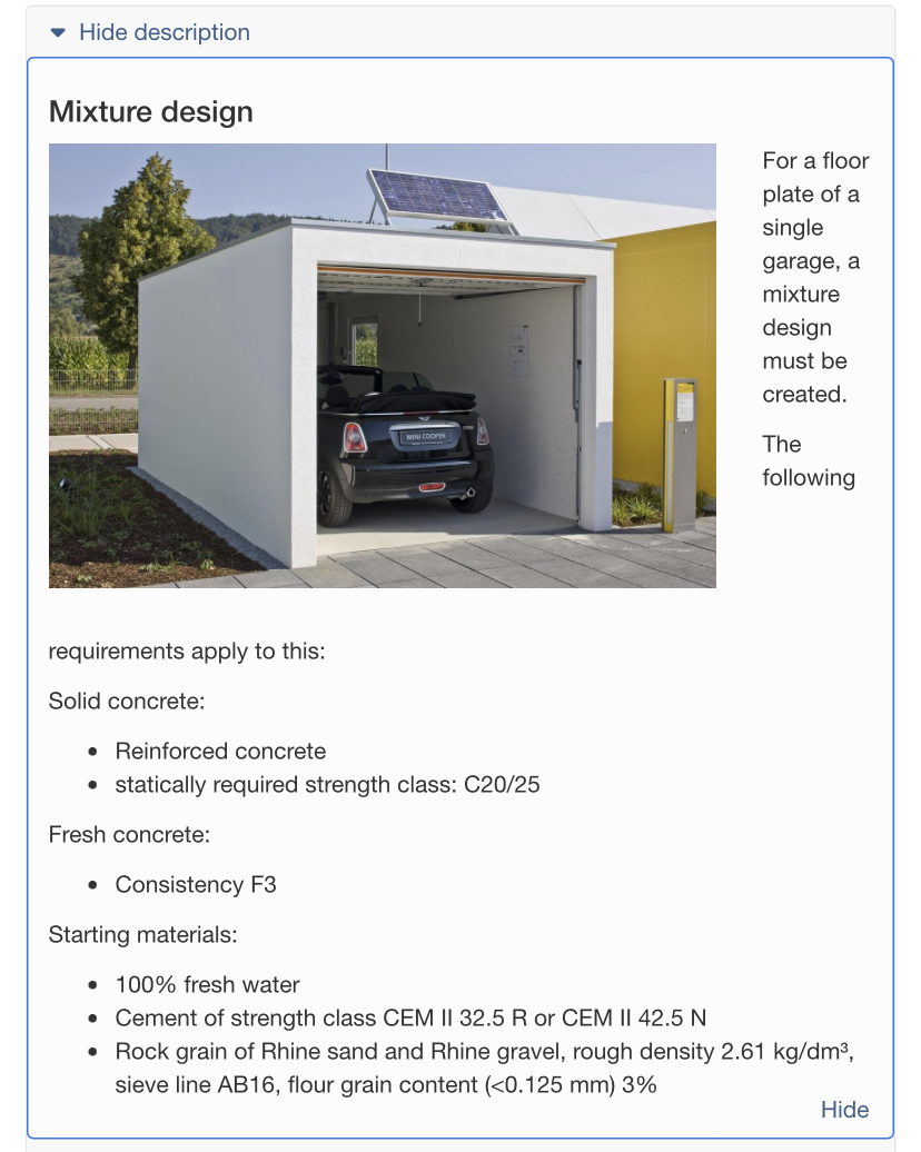 The following exposure classes are decisive for