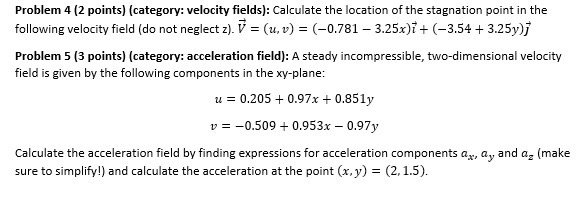 Problem 4 ( 2 points ) ( category: velocity