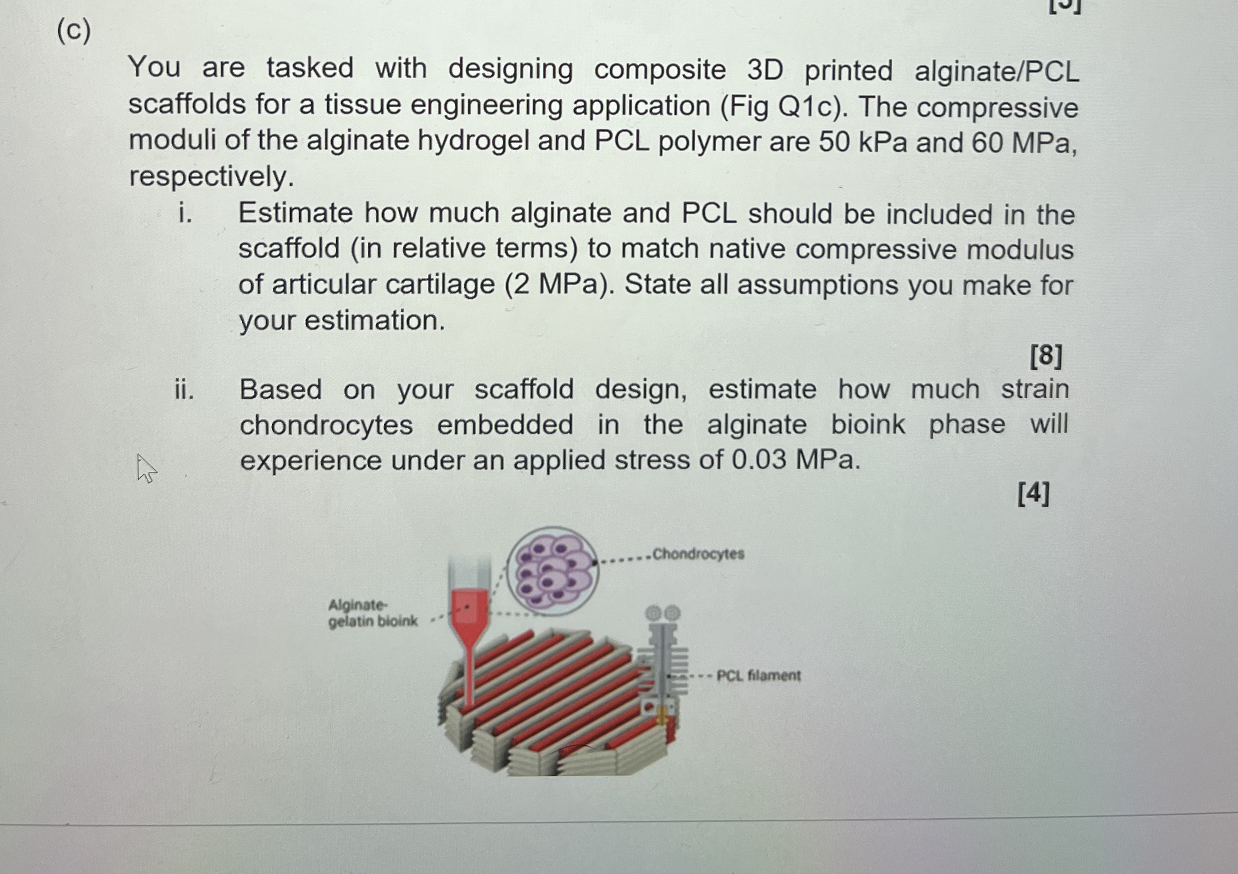 ( c ) You are tasked with designing composite 3 D