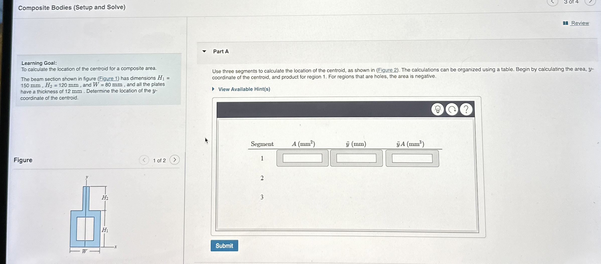 Composite Bodies ( Setup and Solve ) Learning
