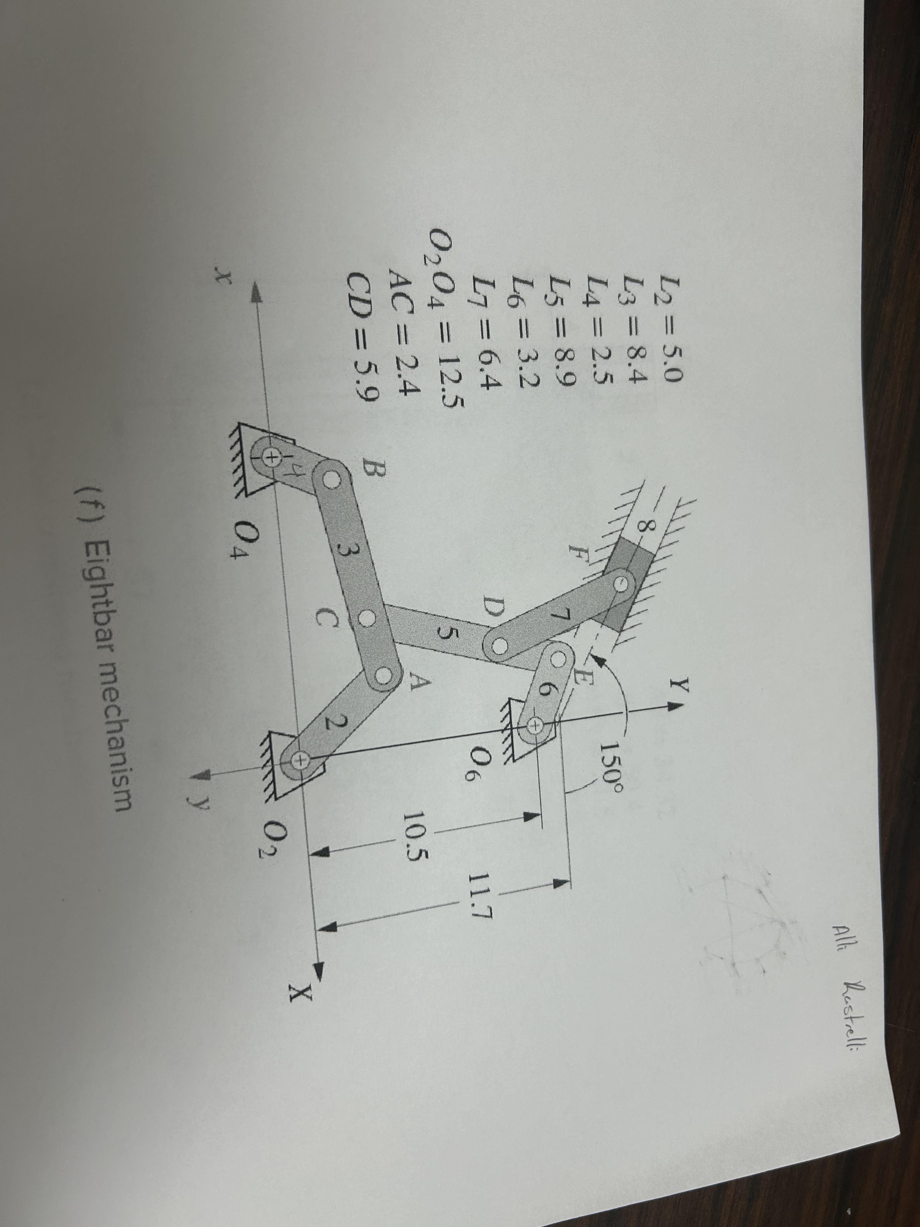 L _ ( 2 ) = 5 . 0 L _ ( 3 ) = 8 . 4 L _ ( 4 ) = 2