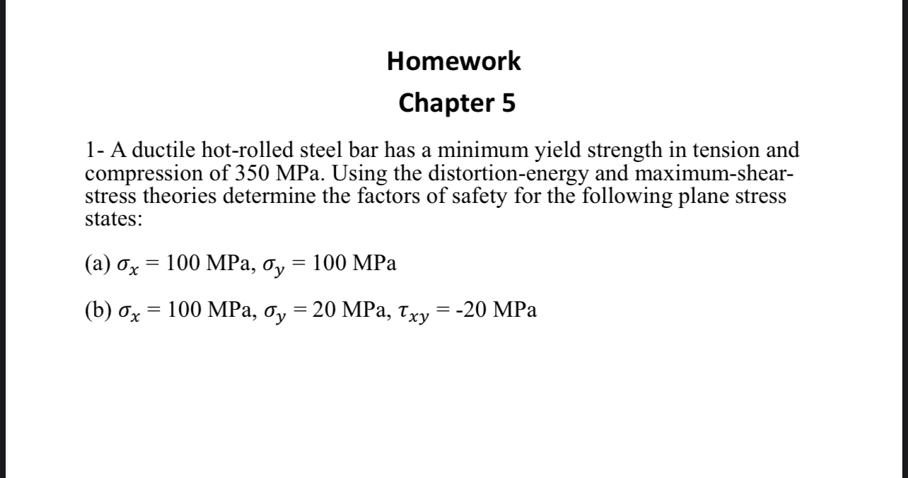 Homework Chapter 5 1 - A ductile hot - rolled