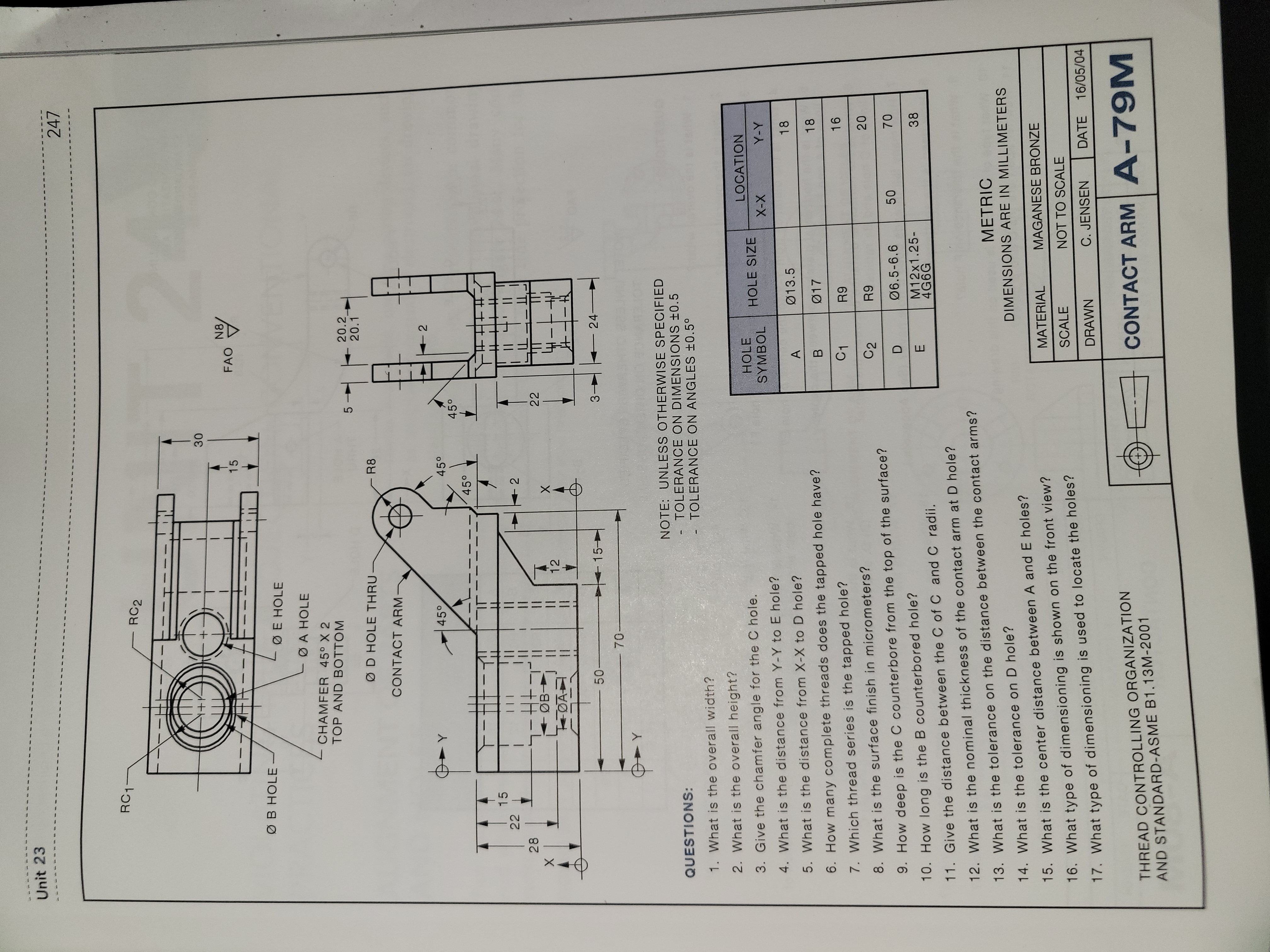 Unit 2 3 QUESTIONS: NOTE: UNLESS OTHERWISE