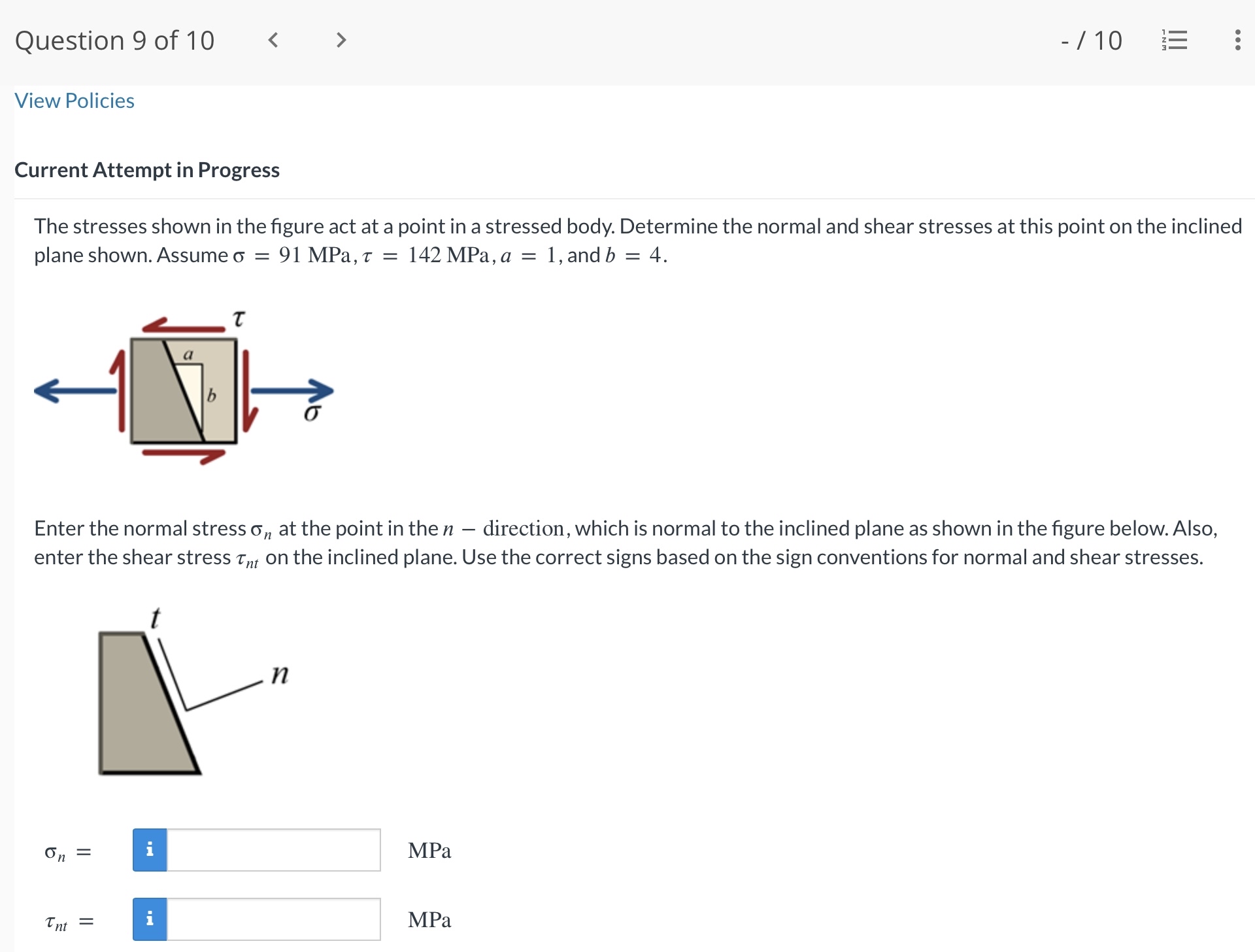 Question 9 of 1 0 / 1 0 View Policies Current