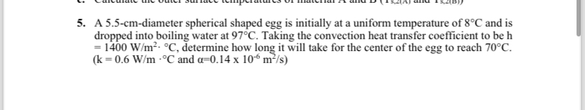 A 5 . 5 - cm - diameter spherical shaped egg is