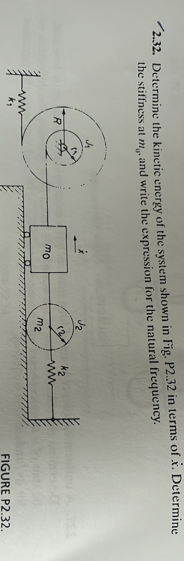 2 . 3 2 . Determine the kinctic encrgy of the