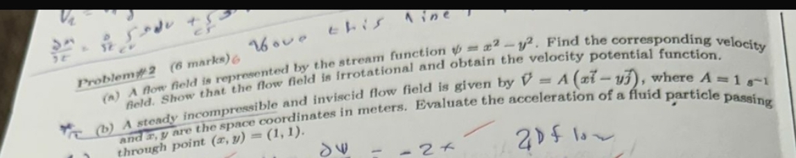 Problemt" 2 ( 6 marks ) 6 ( a ) A fow feld is