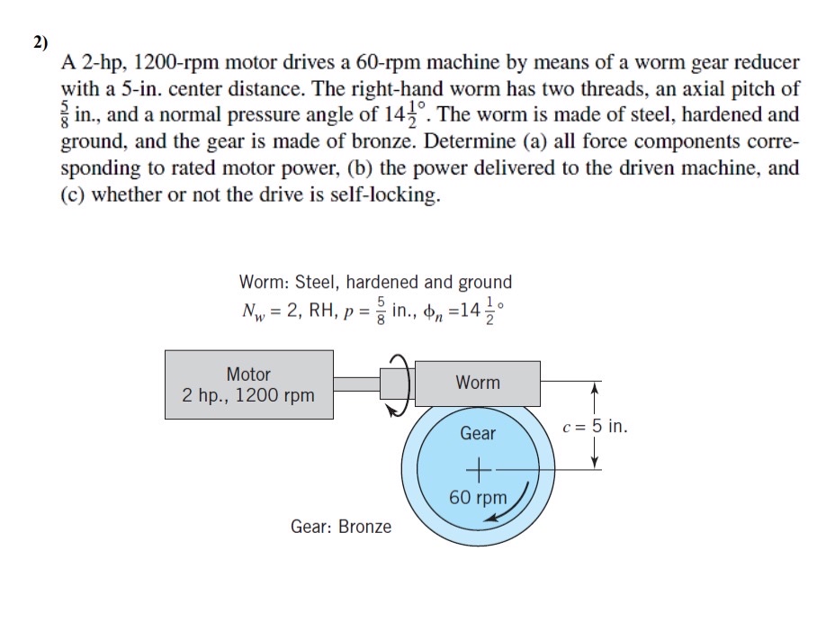 A 2 - hp , 1 2 0 0 - rpm motor drives a 6 0 - rpm