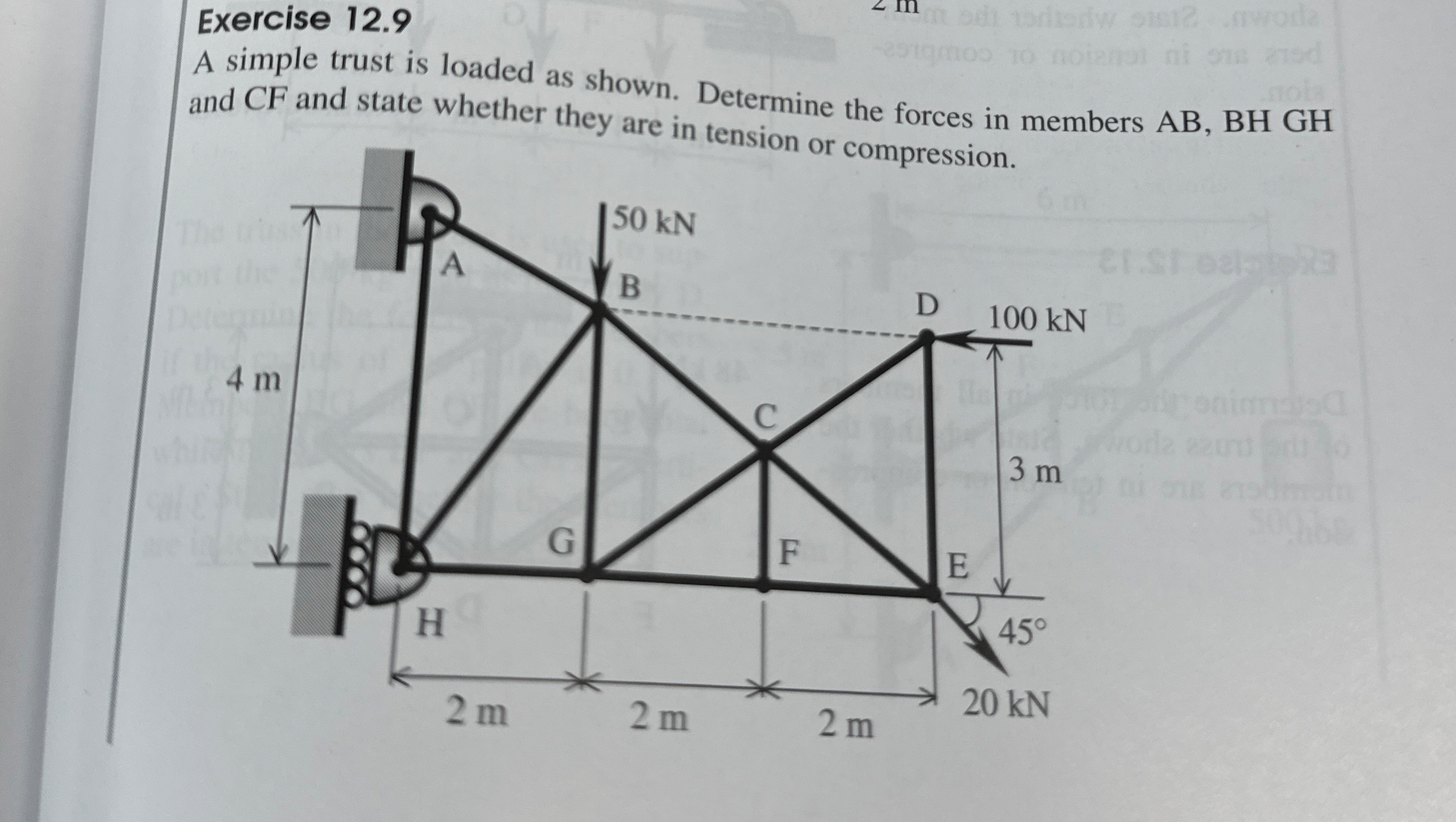 Exercise 1 2 . 9 A simple trust is loaded as