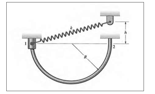 Problem 1 : In the mechanical delay switch shown