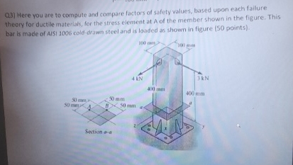 Q 3 ) Here you are to compute and compare factors
