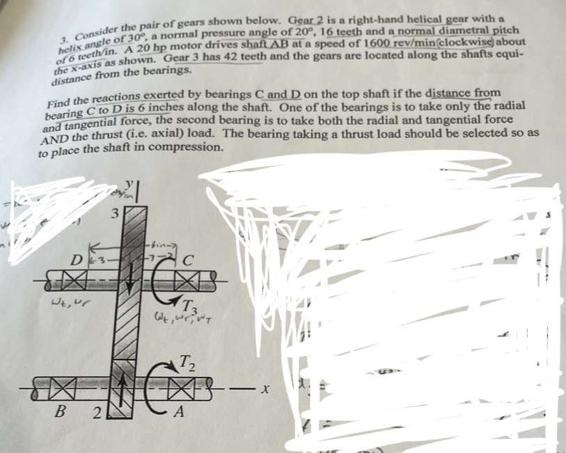 Consider the pair of gears shown below. Gear 2 is