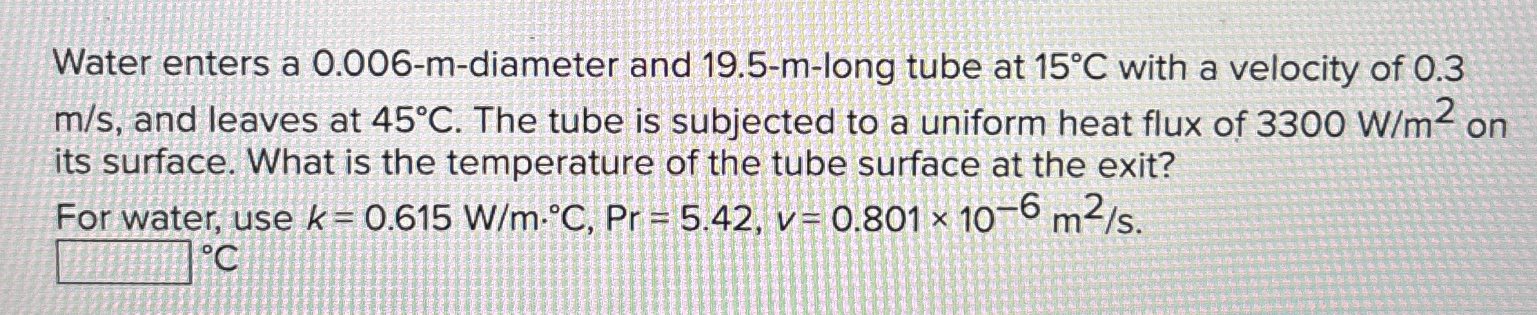 Water enters a 0 . 0 0 6 - m - diameter and 1 9 .